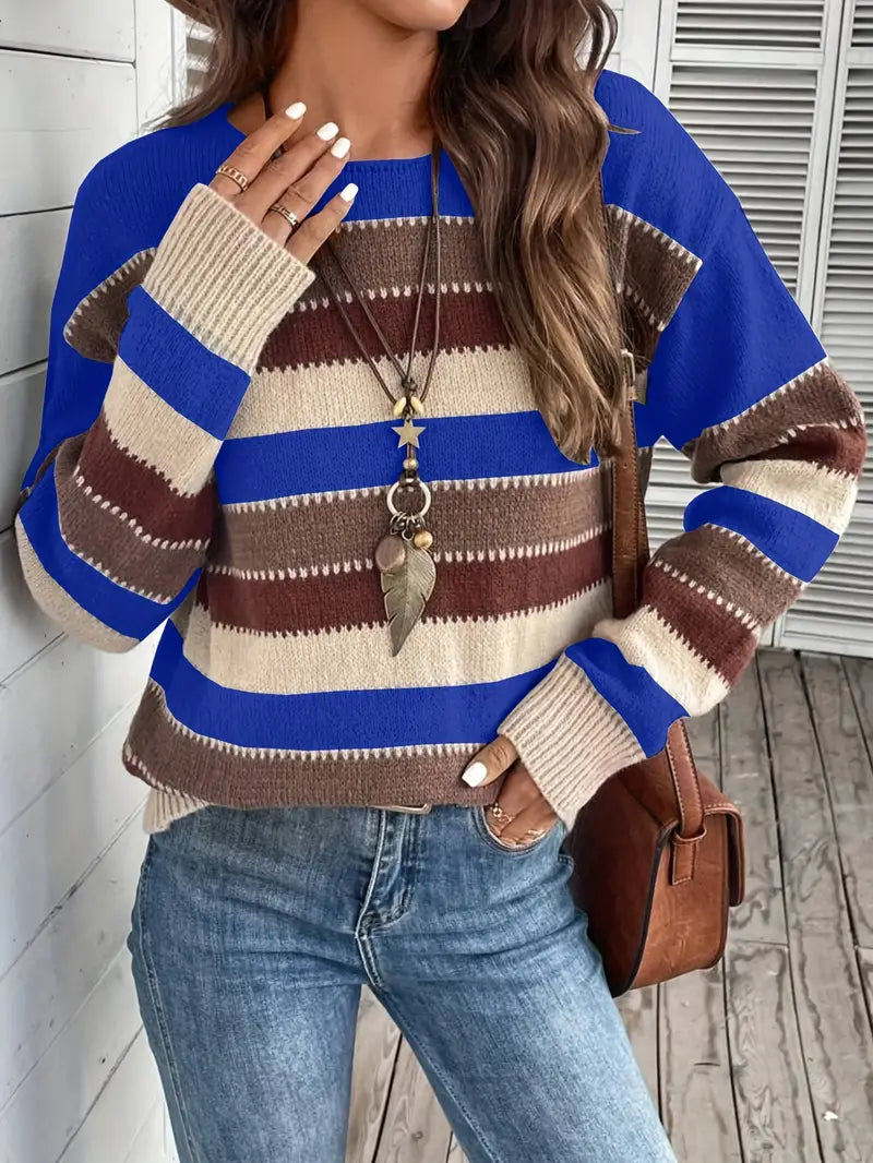 Evdokia - Lässiger Langärmeliger Pulli