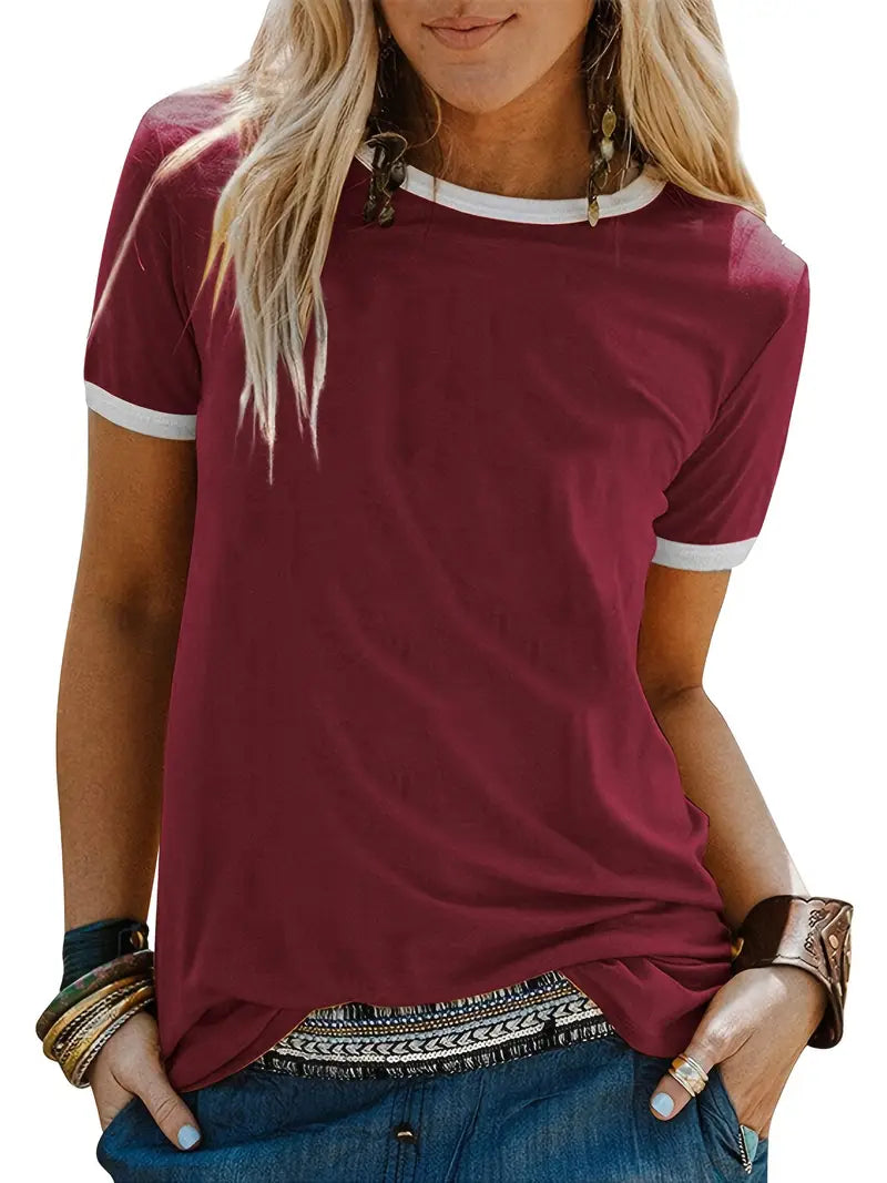 Kisara - Lässiges Kurzarm T-Hemd