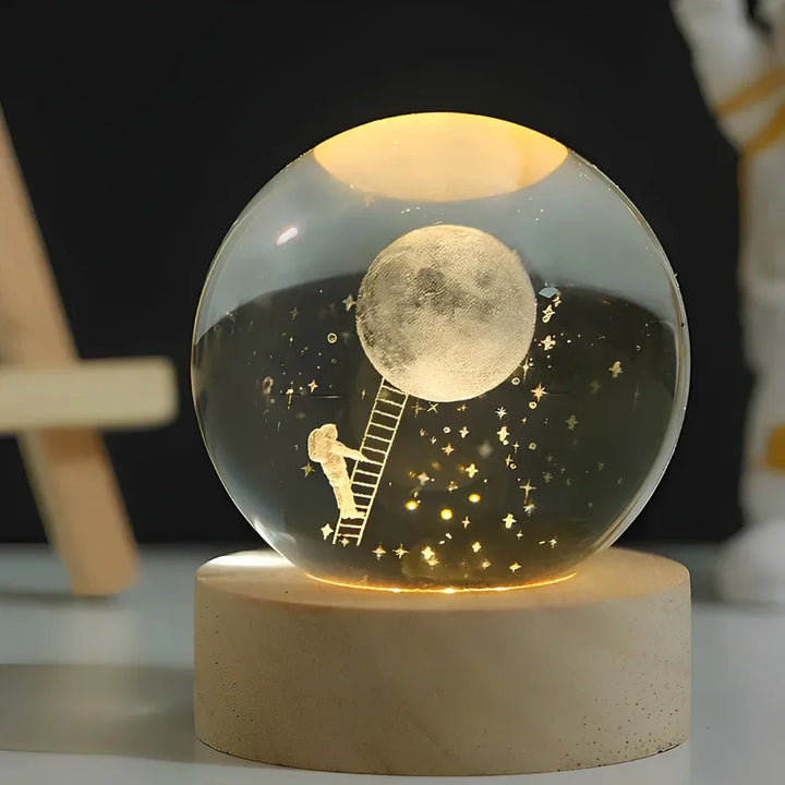 Glow Sphere – Leuchtende Kristallkugel Lampe