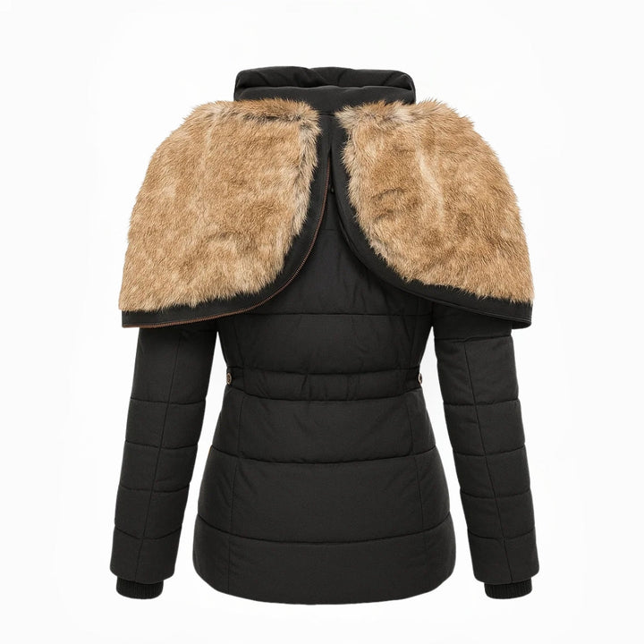 Barbra – Winter Mantel Mit Kapuze Und Fellfutter