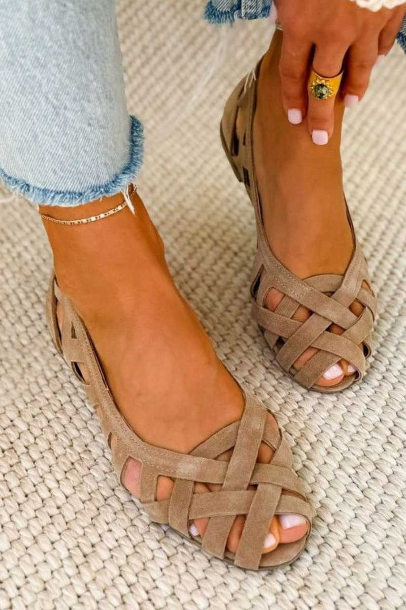 Darsy – Sandalen Mit Gekreuzten Riemen