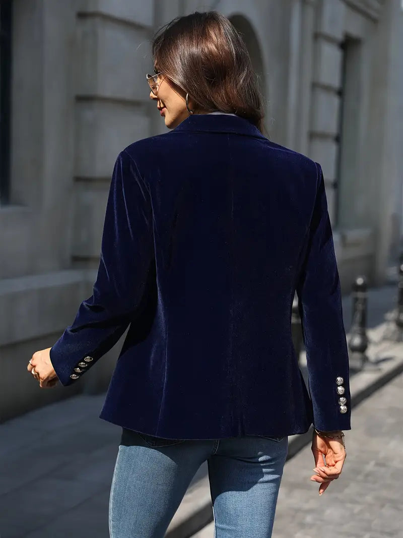 Elīna – Modischer Samt Blazer