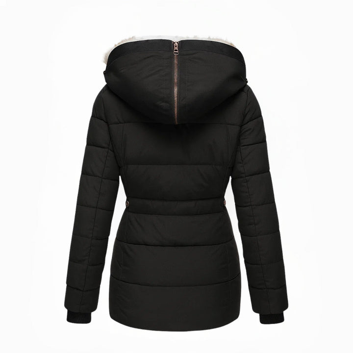 Barbra – Winter Mantel Mit Kapuze Und Fellfutter