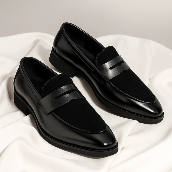 Callen – Zweifarbige Penny-Loafer Als Slipper