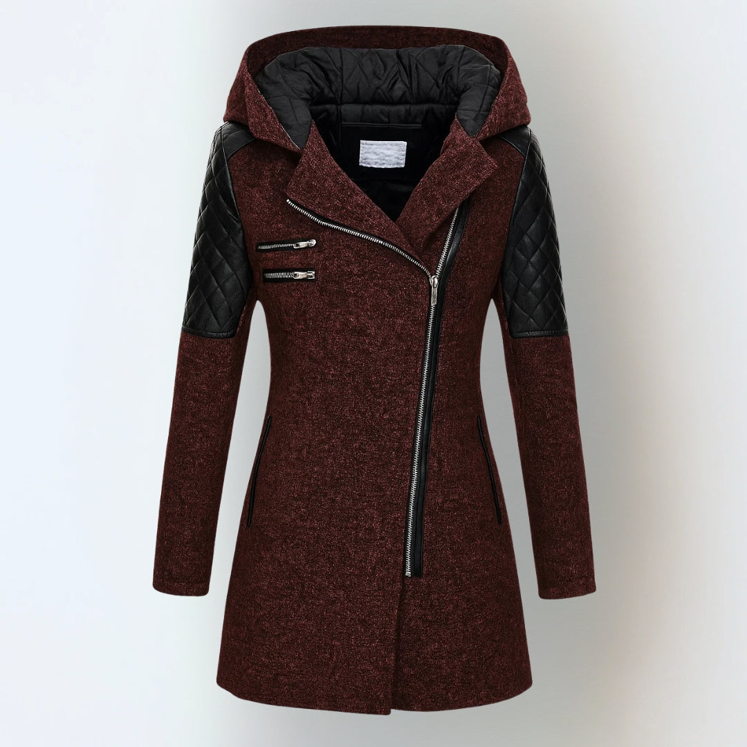 Jasneet – Winter Jacke Mit Kapuze Und Reißverschluss