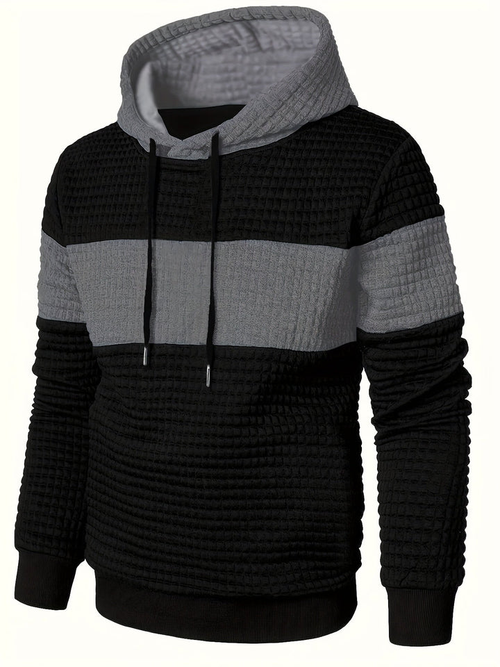 Fredric - Blockierung Stilvoller Kapuzenpullover Schweiß Hemd