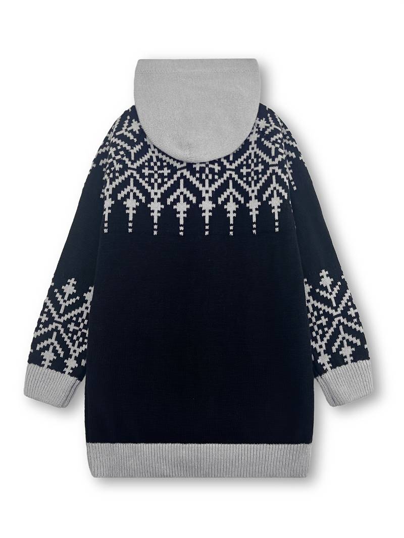 Hadassah - Eleganter Wintermantel Aus Stoff in Oversize Passform