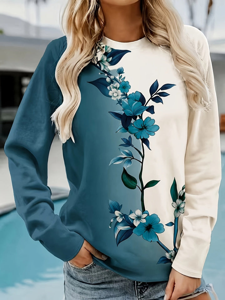 Vanina - Langärmliges Hemd Mit Blumenmuster