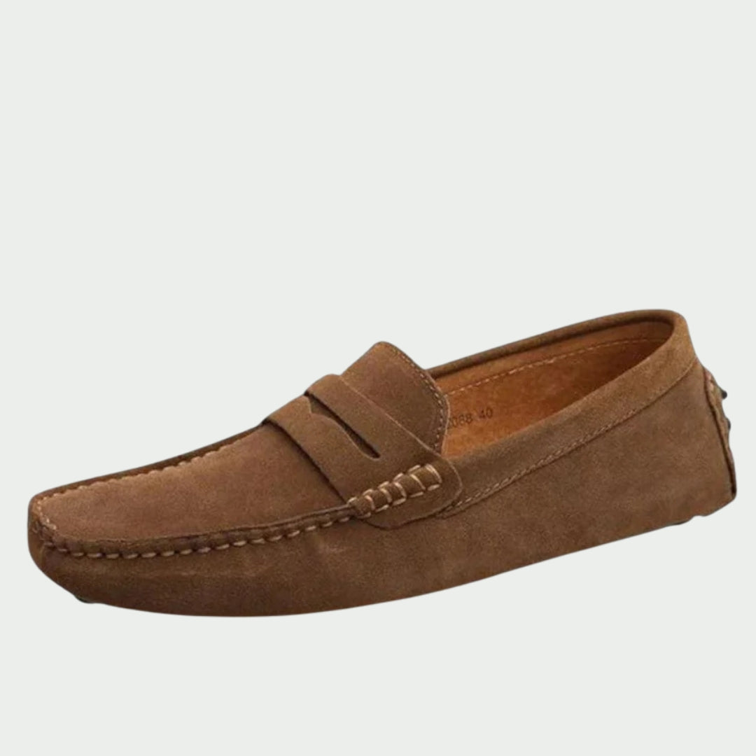 Enrique – Handgefertigter Wildleder Loafer
