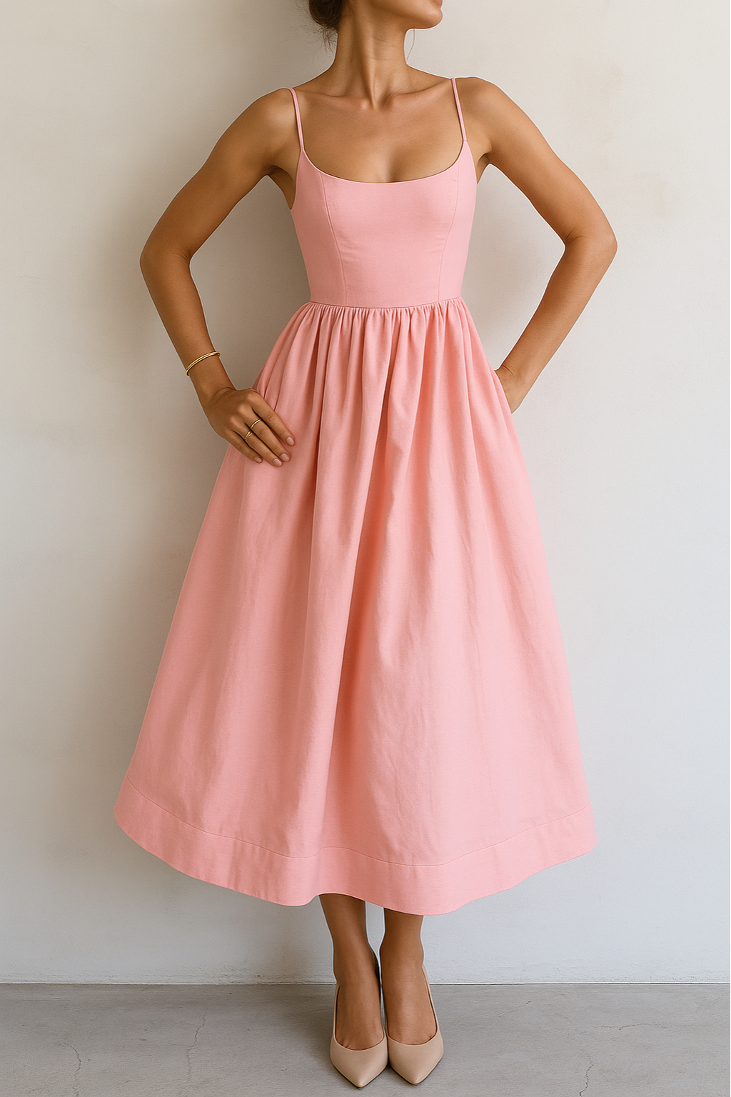 Rieneke - Ärmelloses Elegantes Kleid
