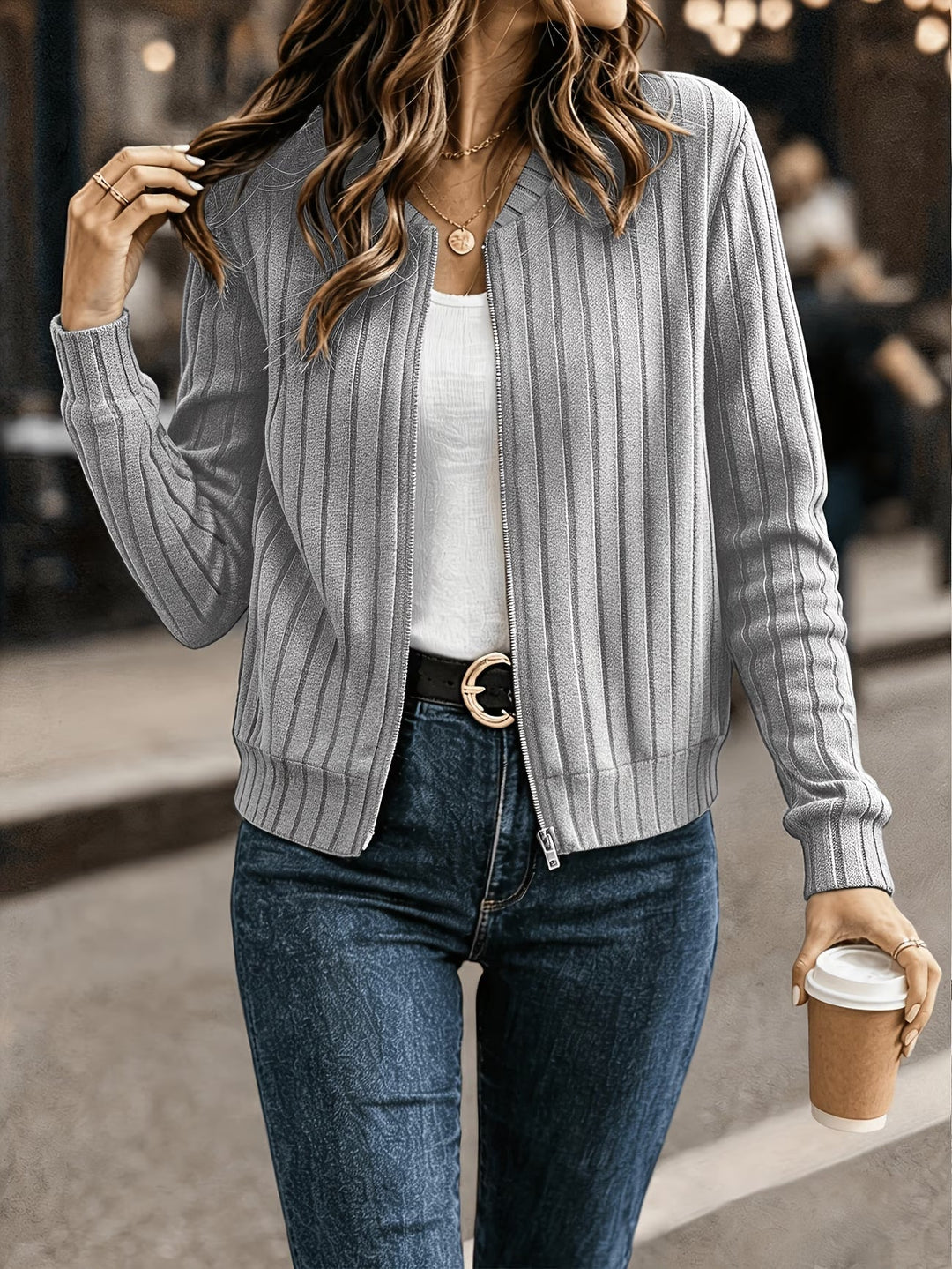Nalia – Strickjacke Mit Einem Ärmel