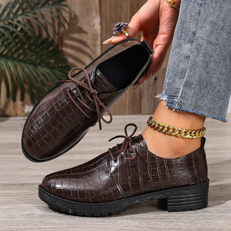Niyra – Derby Schuhe Mit Schnürung Und Klobiger Sohle