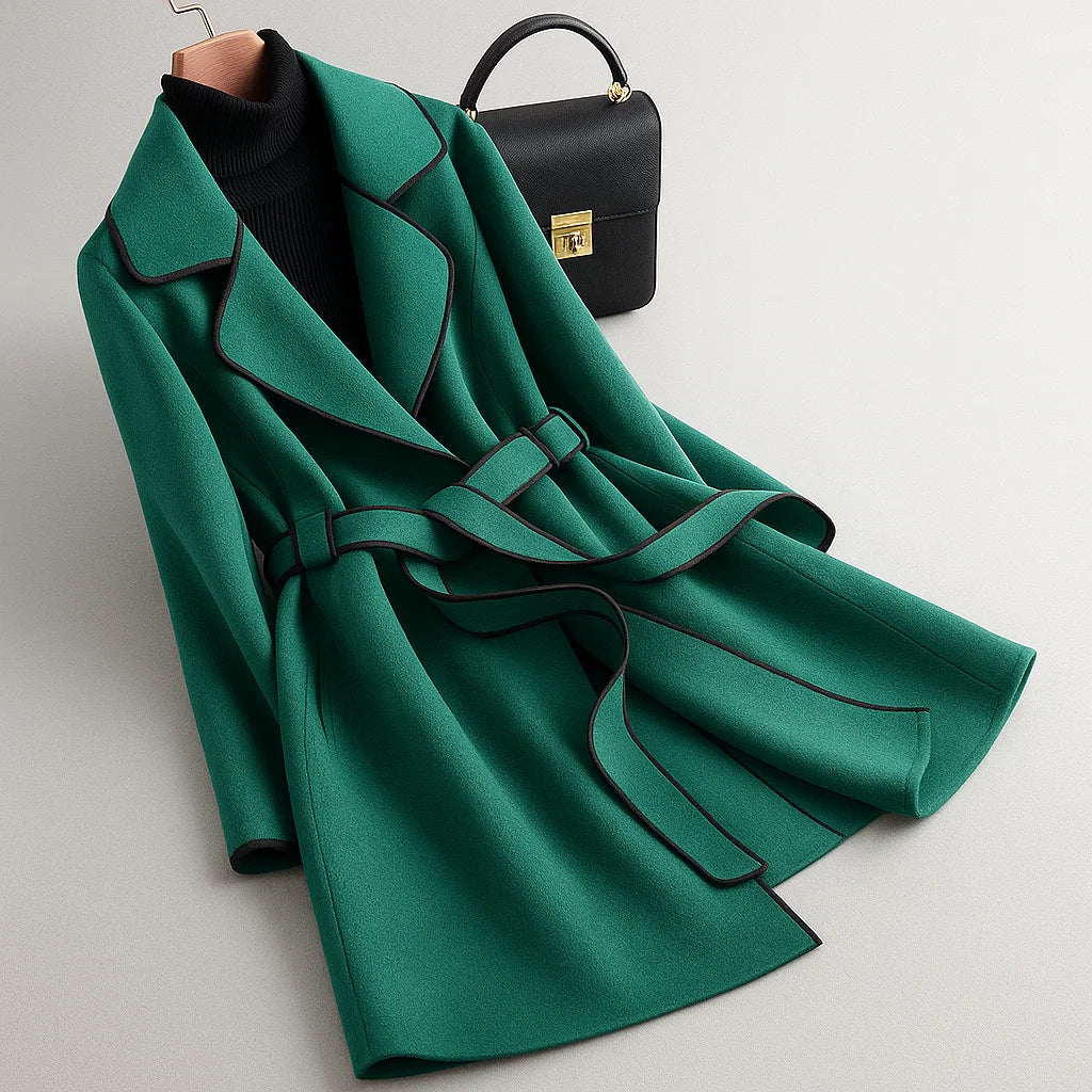 Aitana – Trenchcoat Mit Reverskragen Und Gürtel