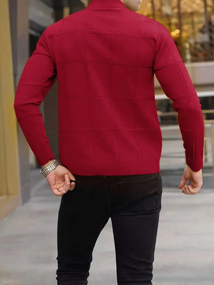 Nunzio - Komfortabel Gestrickt Rollkragen Pullover