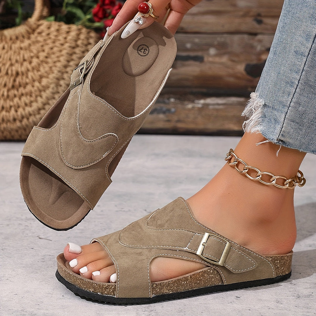 Lidiya - Stilvolle Rutschfeste Sandalen Mit Riemchen