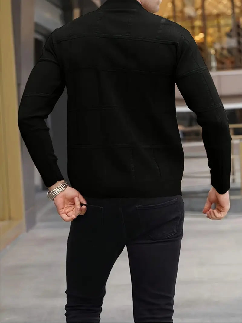 Nunzio - Komfortabel Gestrickt Rollkragen Pullover