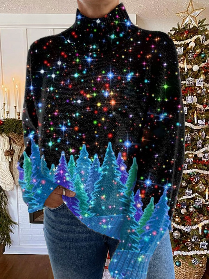 Helda – Weihnachtspullover Mit Sternenprint