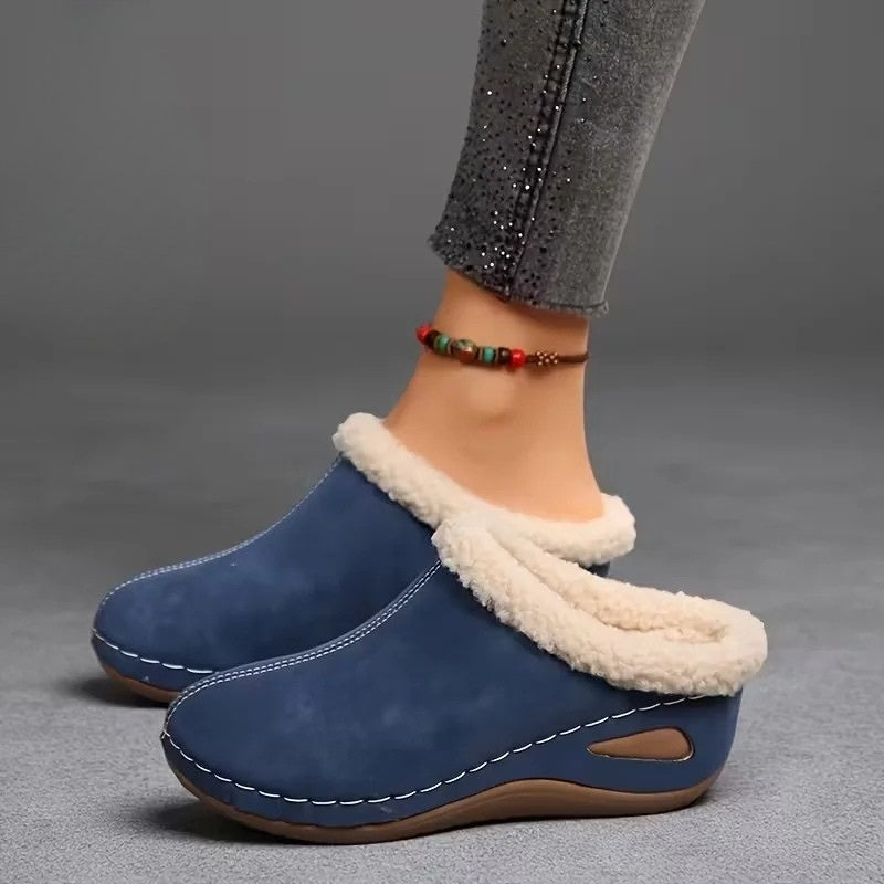 Lirona - Bequeme Slipper Mit Fleece Futter