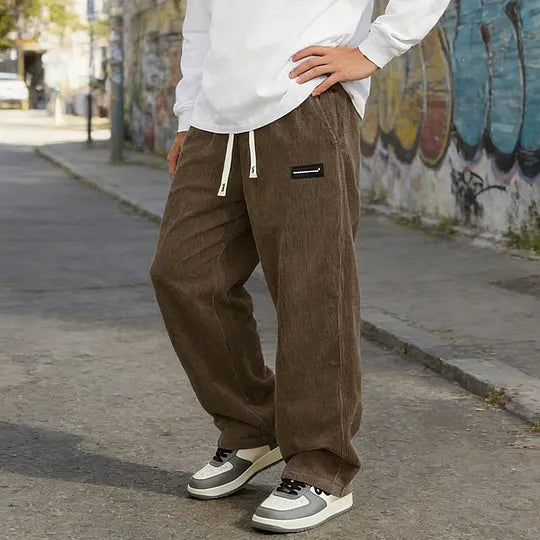 Warren – Hose Mit Weitem Bein, Kordelzug Und Taschen