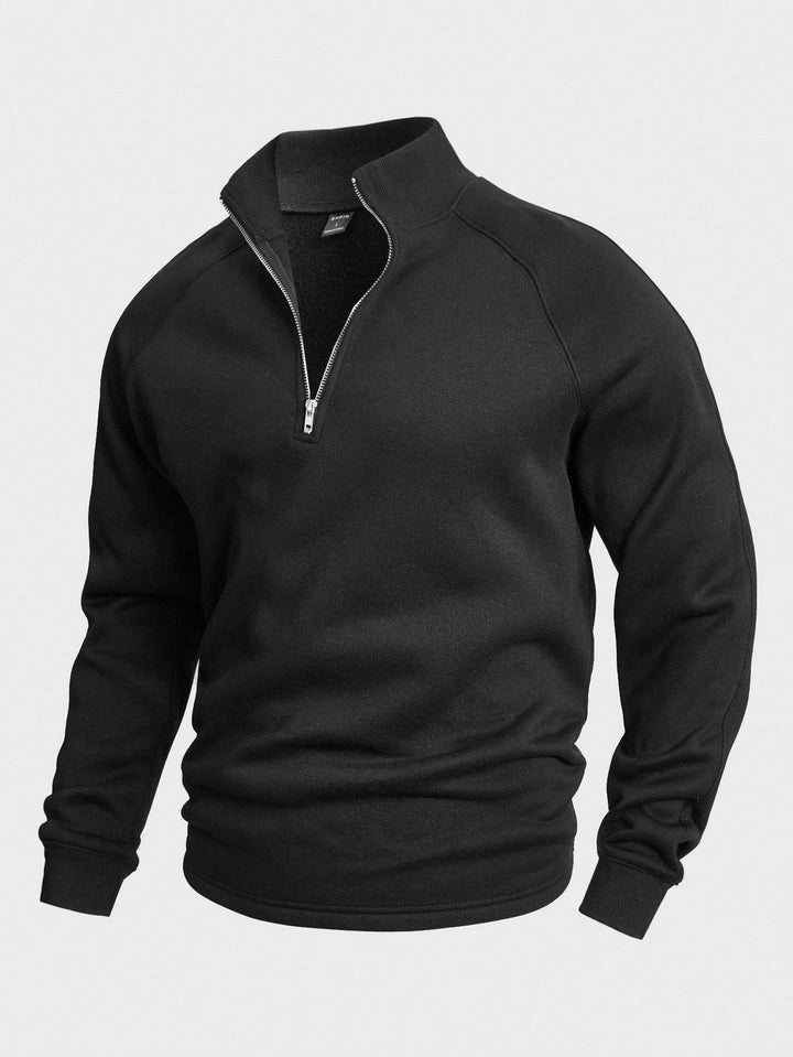 Kaucher – Klassisches Pullover Mit Viertelreißverschluss