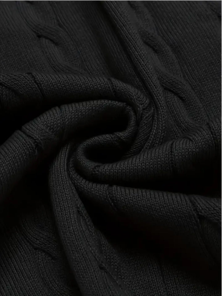 Duane - Ärmelloser Strickpullover Mit V-Ausschnitt