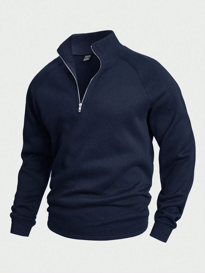 Kaucher – Klassisches Pullover Mit Viertelreißverschluss