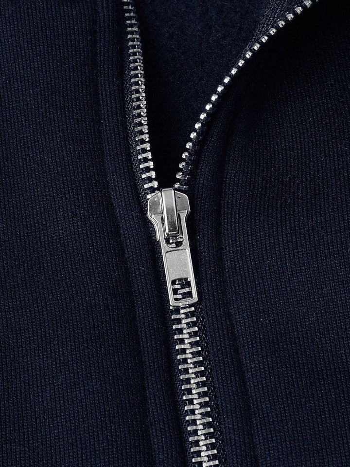 Kaucher – Klassisches Pullover Mit Viertelreißverschluss