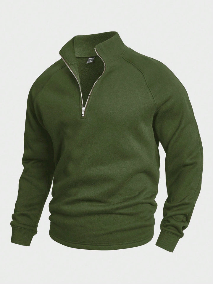 Kaucher – Klassisches Pullover Mit Viertelreißverschluss