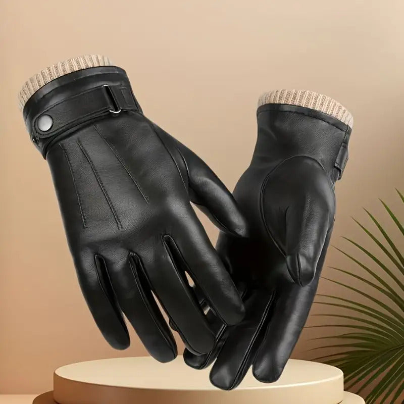 Matheo - Winter Thermo Hand Schuhe Aus Leder
