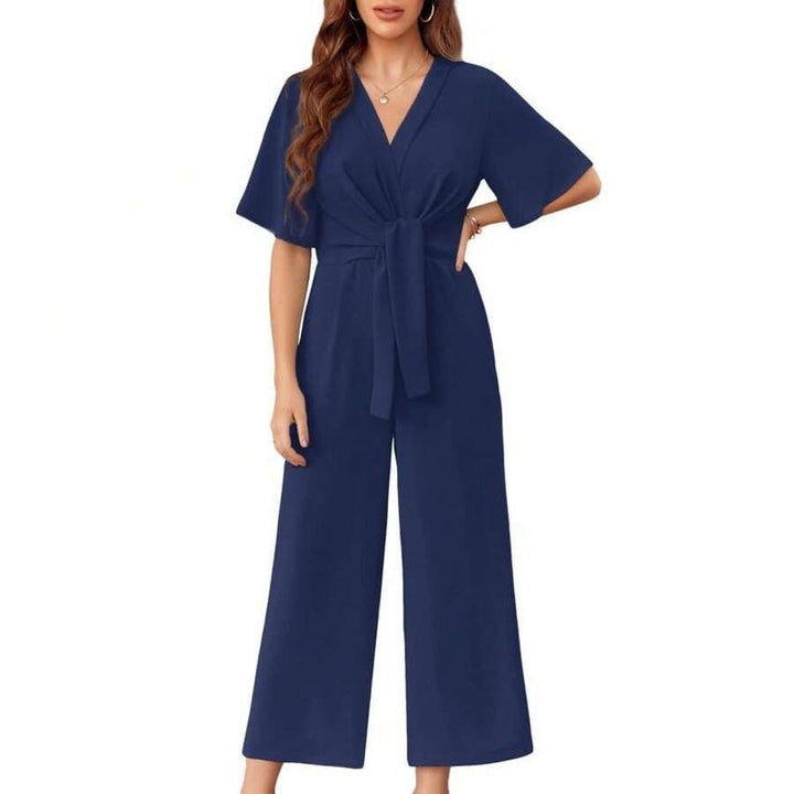 Gracie - Elegantes Sommer Kleid Mit Spitzenknoten
