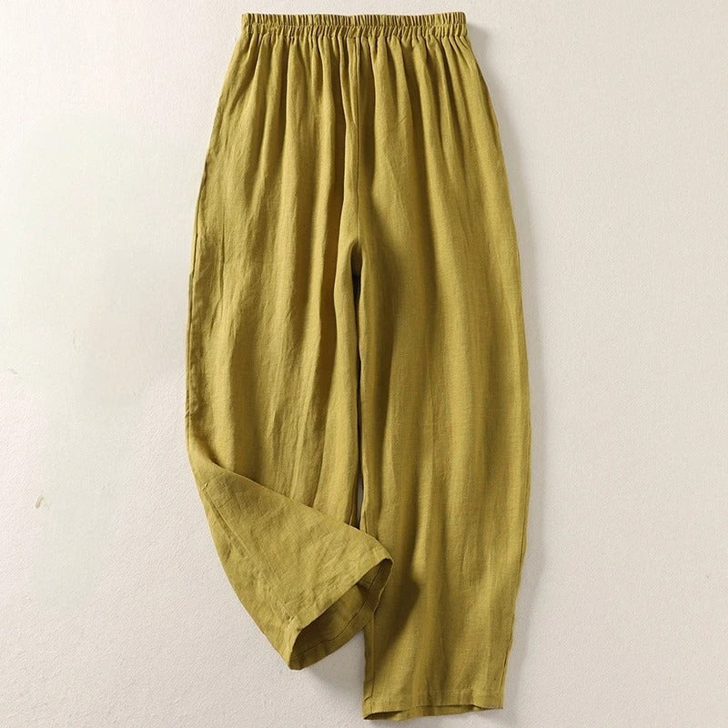 Ljupka – Leichte Hose Aus Baumwolle Und Leinen