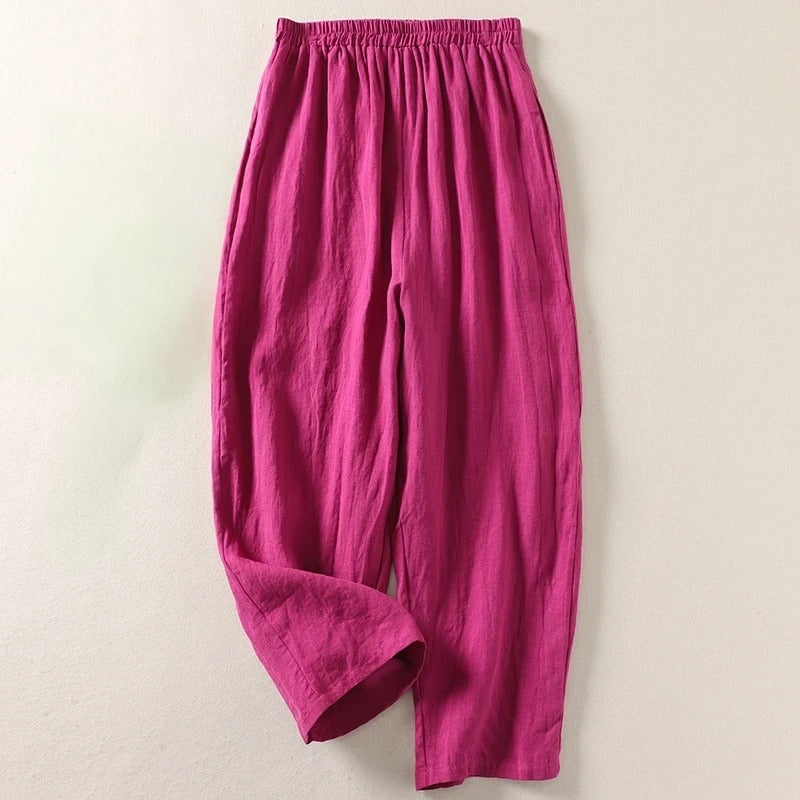 Ljupka – Leichte Hose Aus Baumwolle Und Leinen