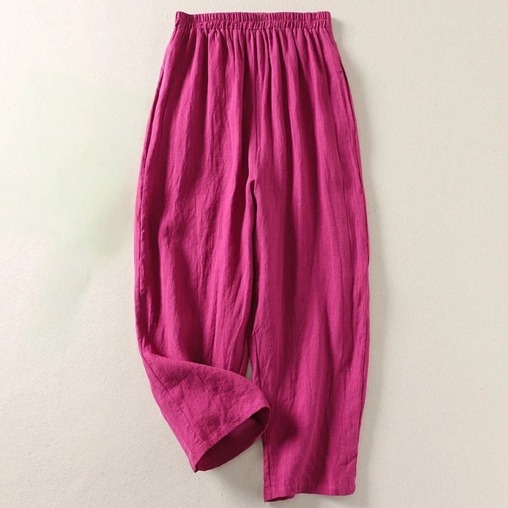 Ljupka – Leichte Hose Aus Baumwolle Und Leinen