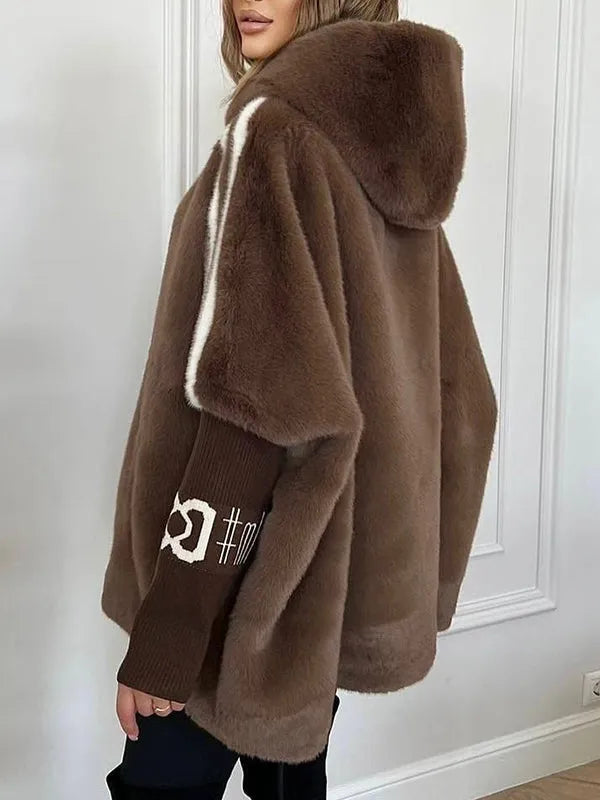 Capsey – Eleganter Wintermantel Aus Kunstfell