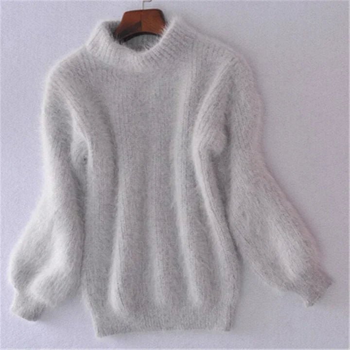 Kanita - Jahrgang-Strickpullover Aus Angora
