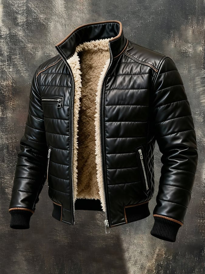 Alec - Vintage-Lederjacke