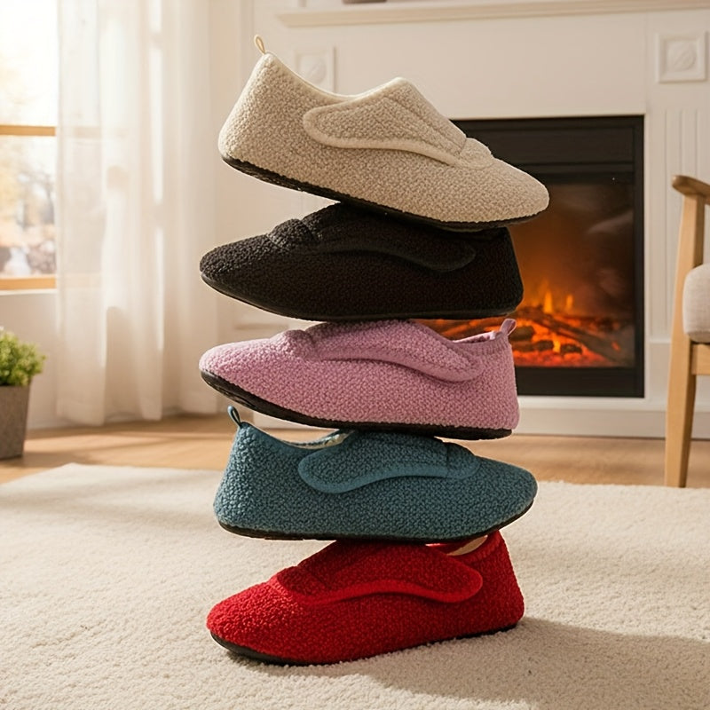 Shehara - Leichter Breiter Slipper Mit Gummisohle