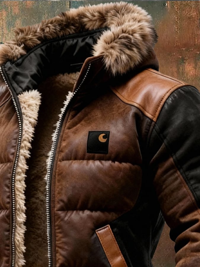 Patrik – Doppellagige, Wattierte Jacke Mit Kragen