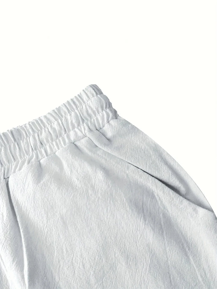 Callan – Lässige Leinen Shorts Mit Tasche