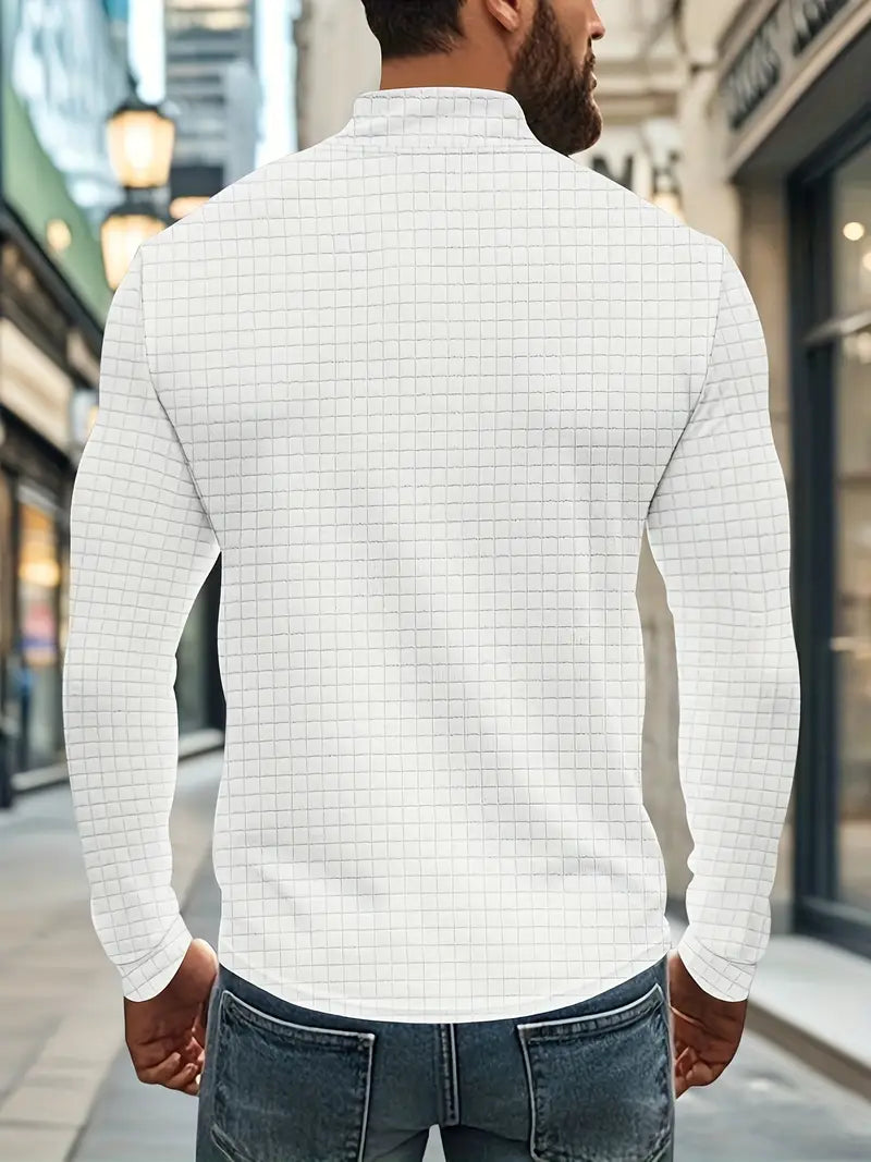 Jarryd – Langarm Sweatshirt Mit Halbem Reißverschluss