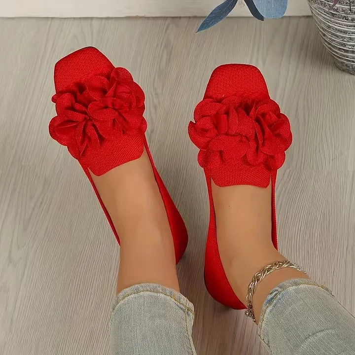 Catriona – Mary Jane Ballerinas Mit Blumenmuster