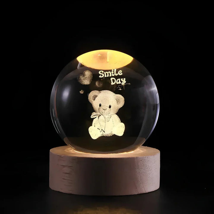 Glow Sphere – Leuchtende Kristallkugel Lampe