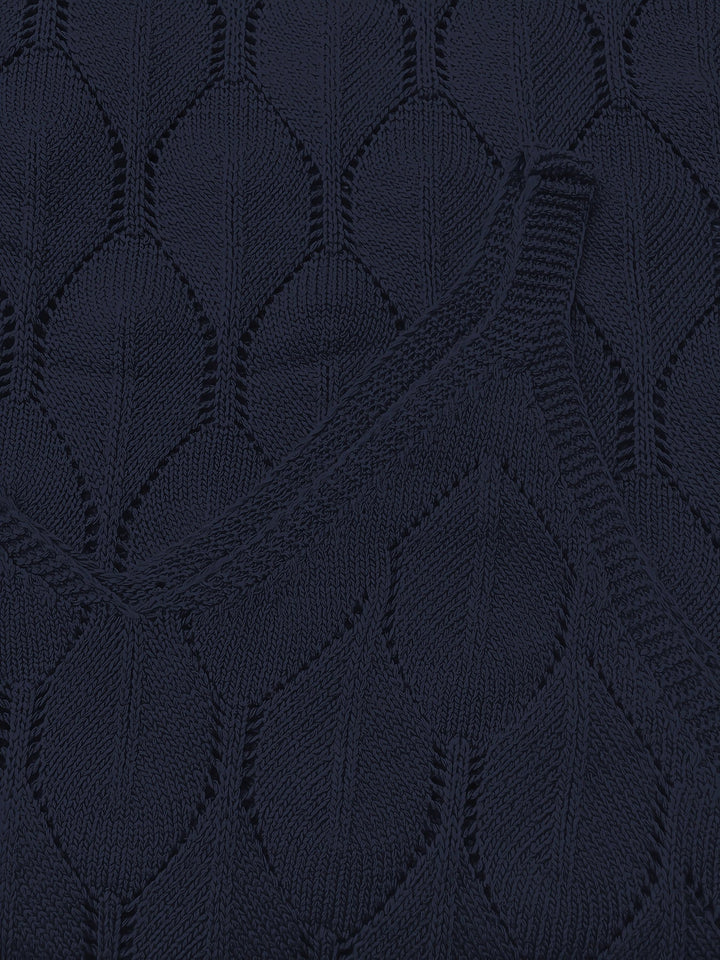 Luciana - Ärmelloses Langes Strickkleid Im Mantelstil