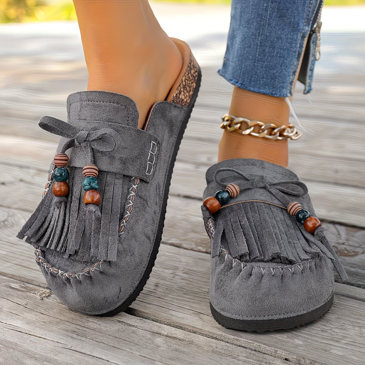 Mehra – Mokassins Aus Wildleder im Bohemian-Stil
