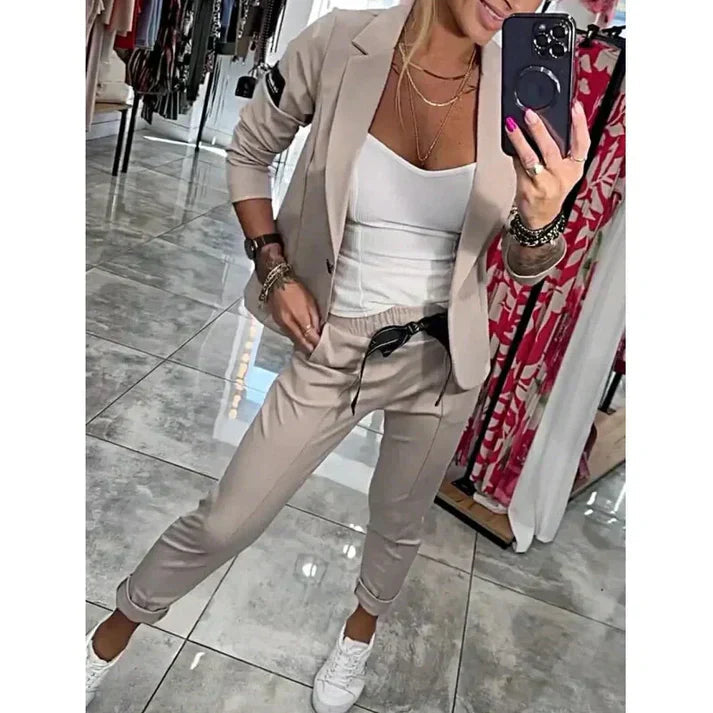 Kseniya - Eleganter Satz Von Blazer Und Hose