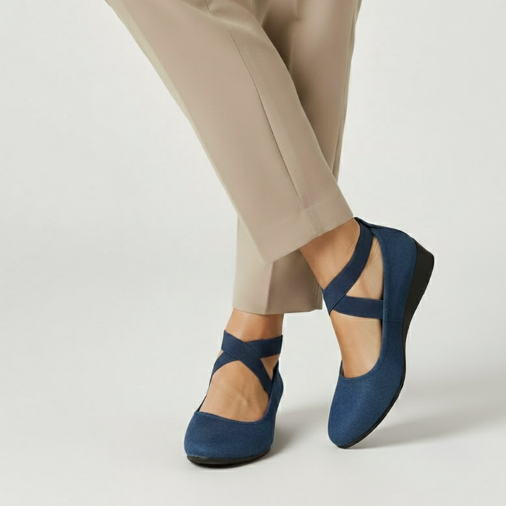 Dalida – Orthopädische Schuhe Mit Gekreuzten Riemen