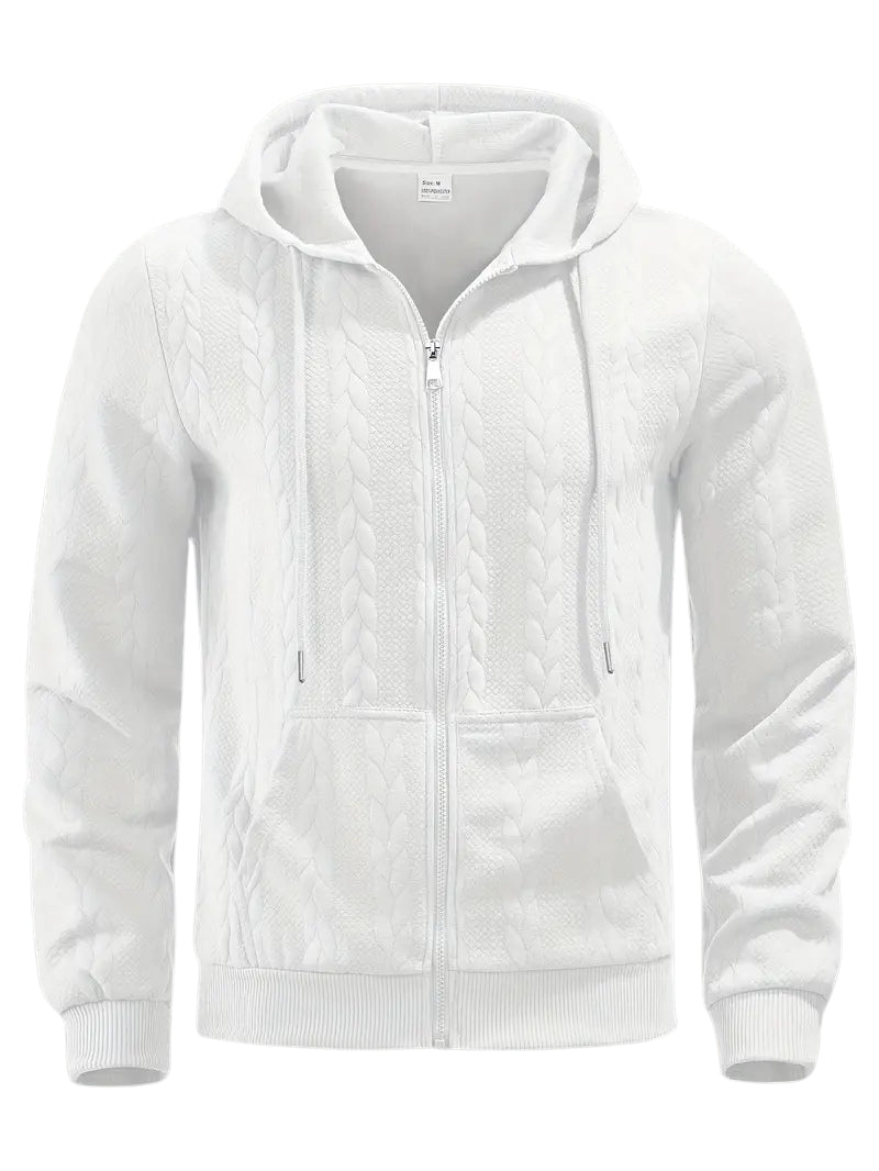 Philipp – Lässiger Kapuzenpullover Mit Reißverschluss Und Langen Ärmeln
