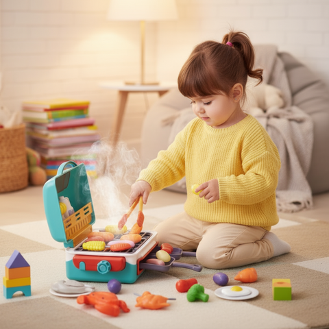 GrillMagic – Hochwertiges Grillspielset mit Farbwechselnden Lebensmitteln