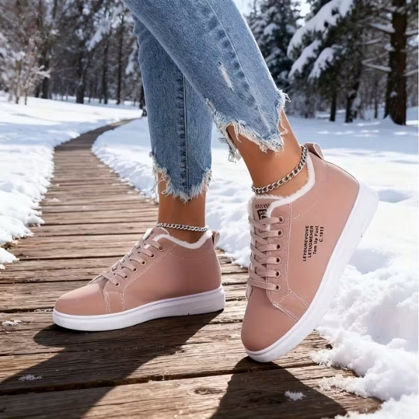Arlena – Winter Schnürsneaker Mit Fellfutter