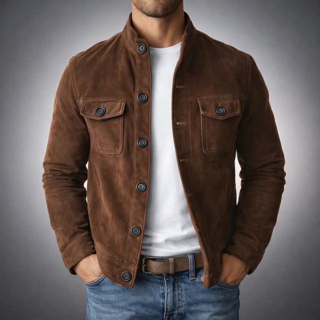 Pranas - Modische Wildleder Jacke